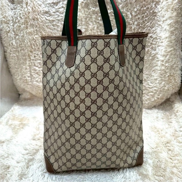 Gucci Beige and Brown Tote Bag - Picture 3 of 10